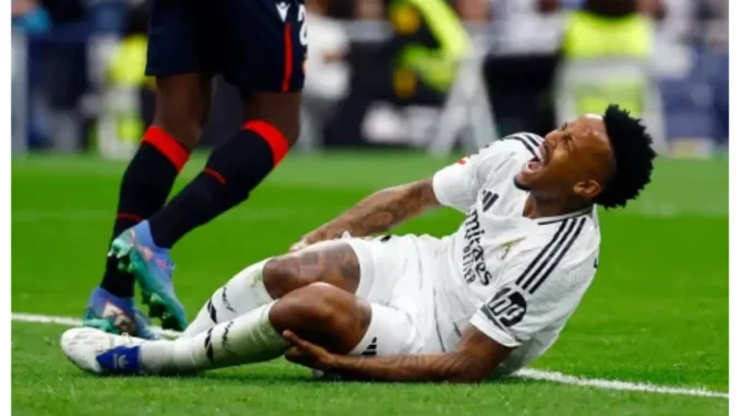 Real Madrid defender, Eder Militão out for the season after latest injury