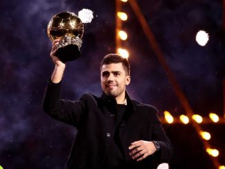 Refreshing As Rodri Presents Ballon d’Or to Man City Fans Before Spurs Clash: Video