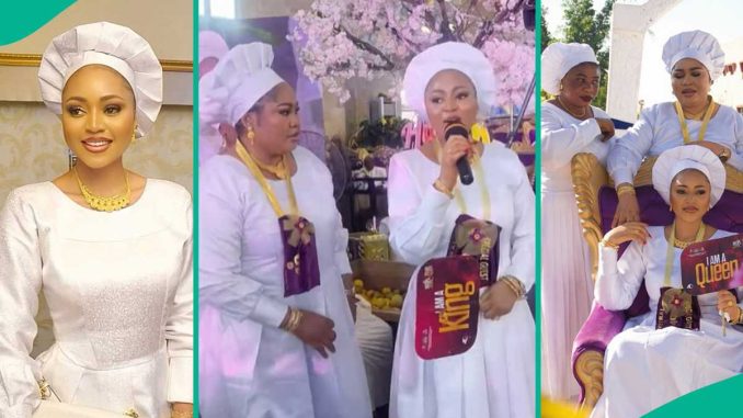 Regina Daniels Shares Videos As She Donates N2m to Cele Church, Her Mum Rita Gave N500k