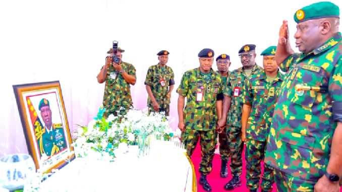 Remains Of Late COAS Lagbaja Depart Lagos For Abuja