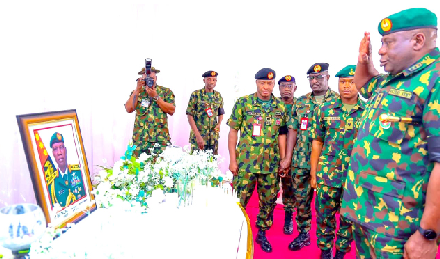 Remains Of Late COAS Lagbaja Depart Lagos For Abuja