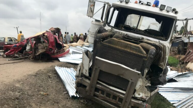 Multiple road accident leaves 16 dead on the spot