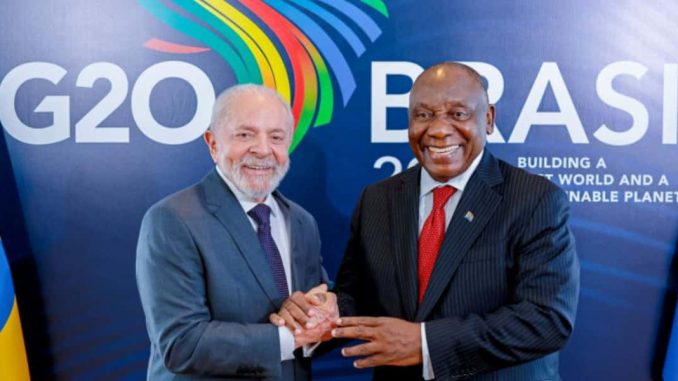 South Africa president becomes G20 president