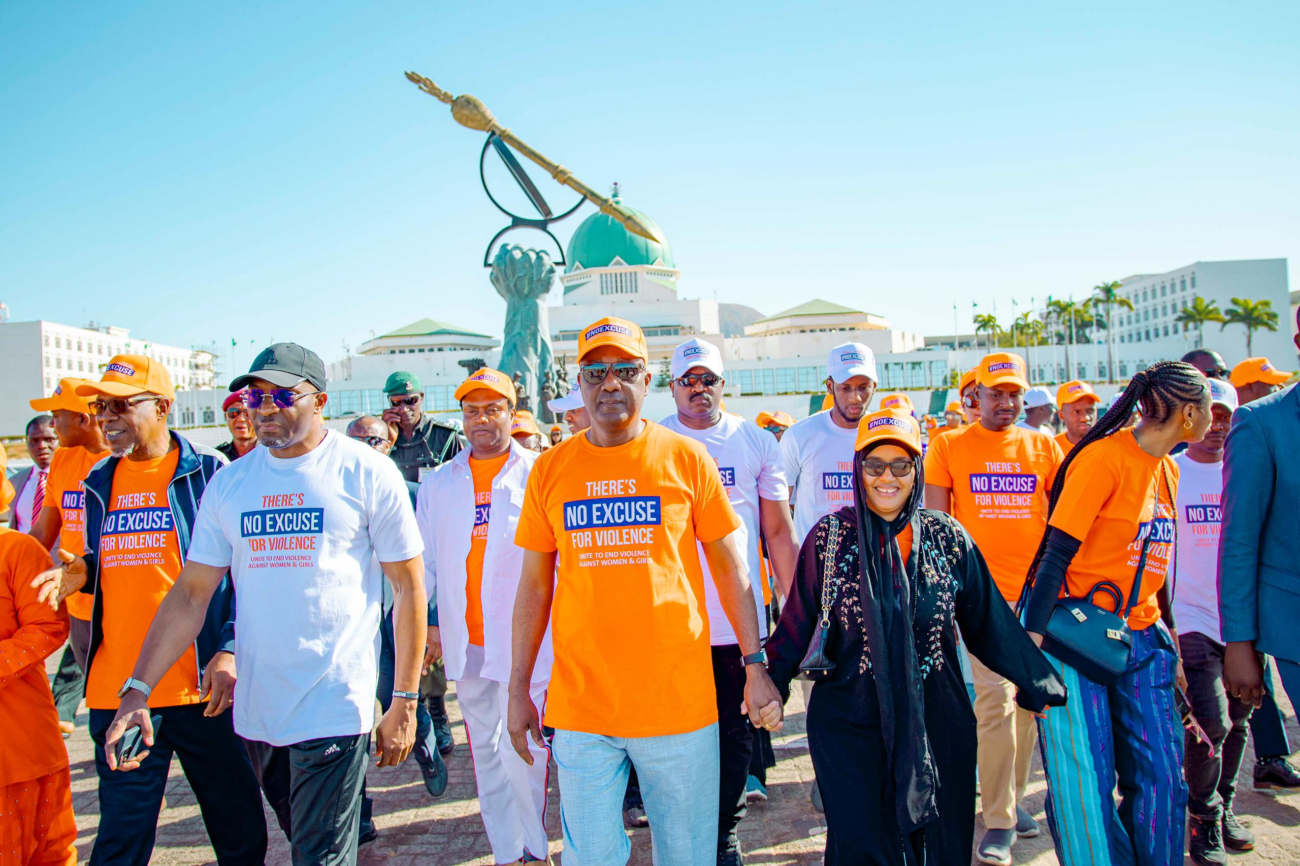 Speaker Abbas leads Reps on advocacy walk against gender-based