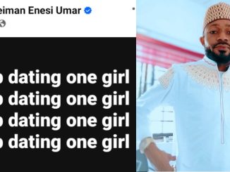 "Stop dating one girl" – Nigerian man advises men