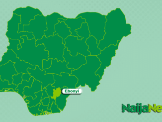 Map of Ebonyi State, Nigeria