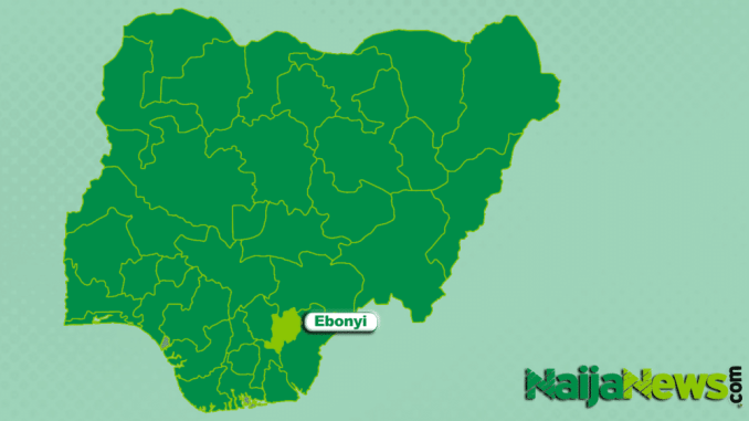 Map of Ebonyi State, Nigeria