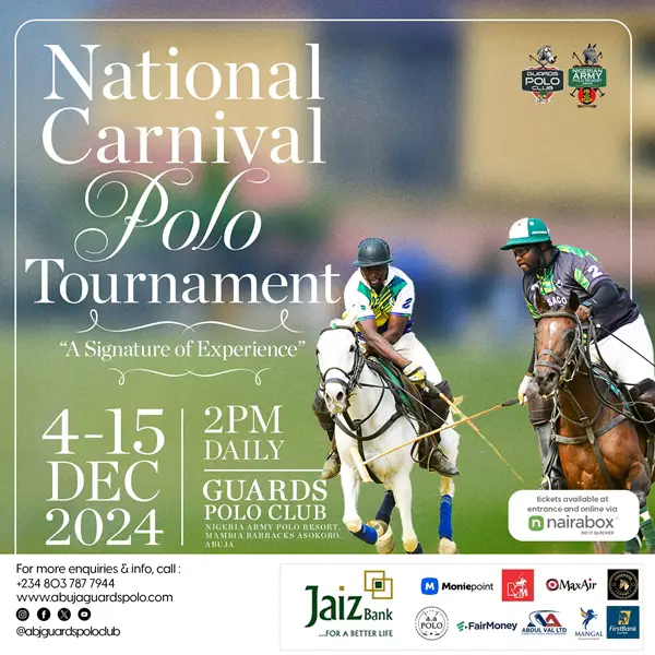 The Game Of Kings Returns: Abuja Guards Polo Club Announces The 2024 Carnival Polo Tournament