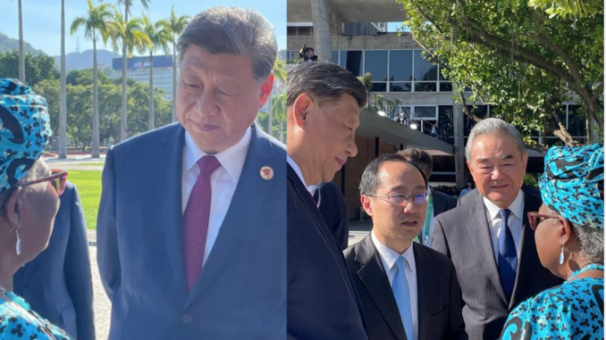 This photo of Chinese president, Xi Jinping with Ngozi Okonjo-Iweala at G20 meeting causes stir