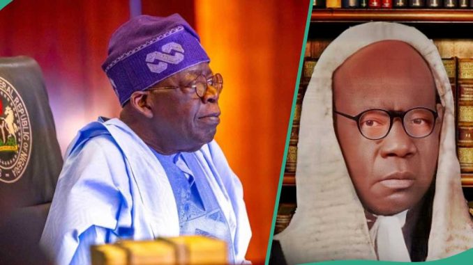 Tinubu Releases Statement as Former Supreme Court Justice, Emmanuel Ogwuegbu Dies