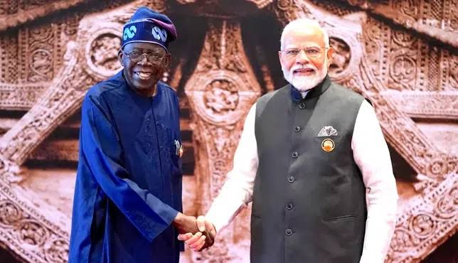 Tinubu Welcomes India’s Modi To Aso Villa