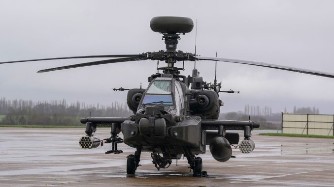 Two drunk soldiers caught romping in cockpit of Apache attack chopper