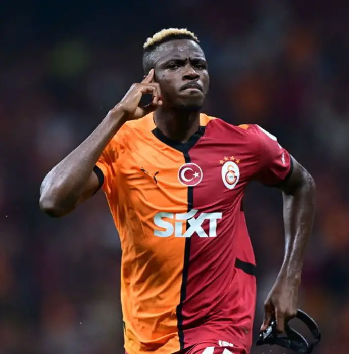 UEL: Osimhen’s Brace Helps Galatasaray Beat Spurs, Seat