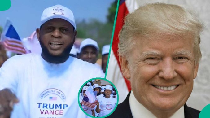 US Election: Nigerian Artiste’s Song About Donald Trump As He Edges Closer to Victory Goes Viral