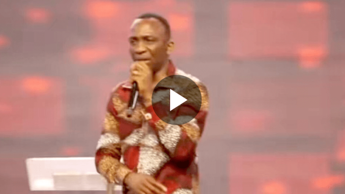 VIDEO: Watch Pastor Paul Enenche pray against plane crash before Air Peace’s bird strike incident