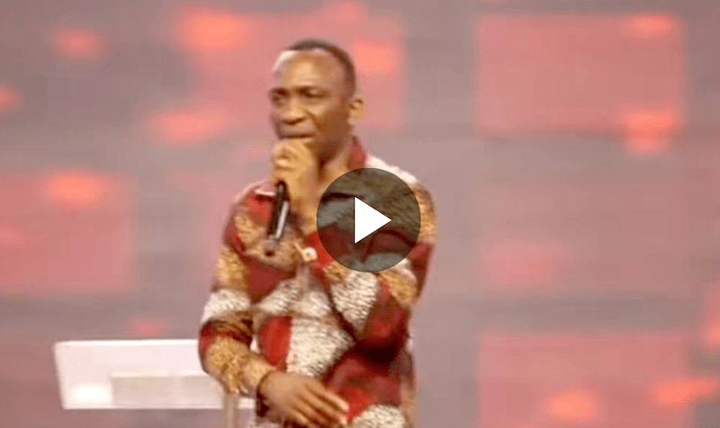 VIDEO: Watch Pastor Paul Enenche pray against plane crash before Air Peace’s bird strike incident