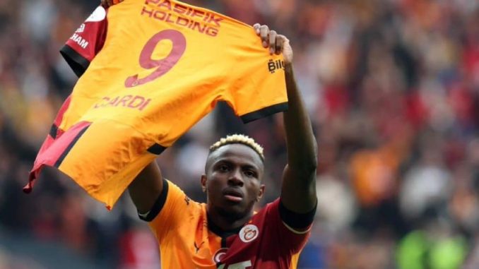 Victor Osimhen Scores Twice For Galatasaray Again, Celebrates Icardi