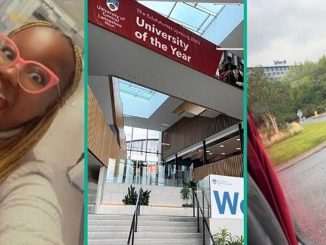 Video as Lady Arrives in UK University to Begin Masters Program, People React