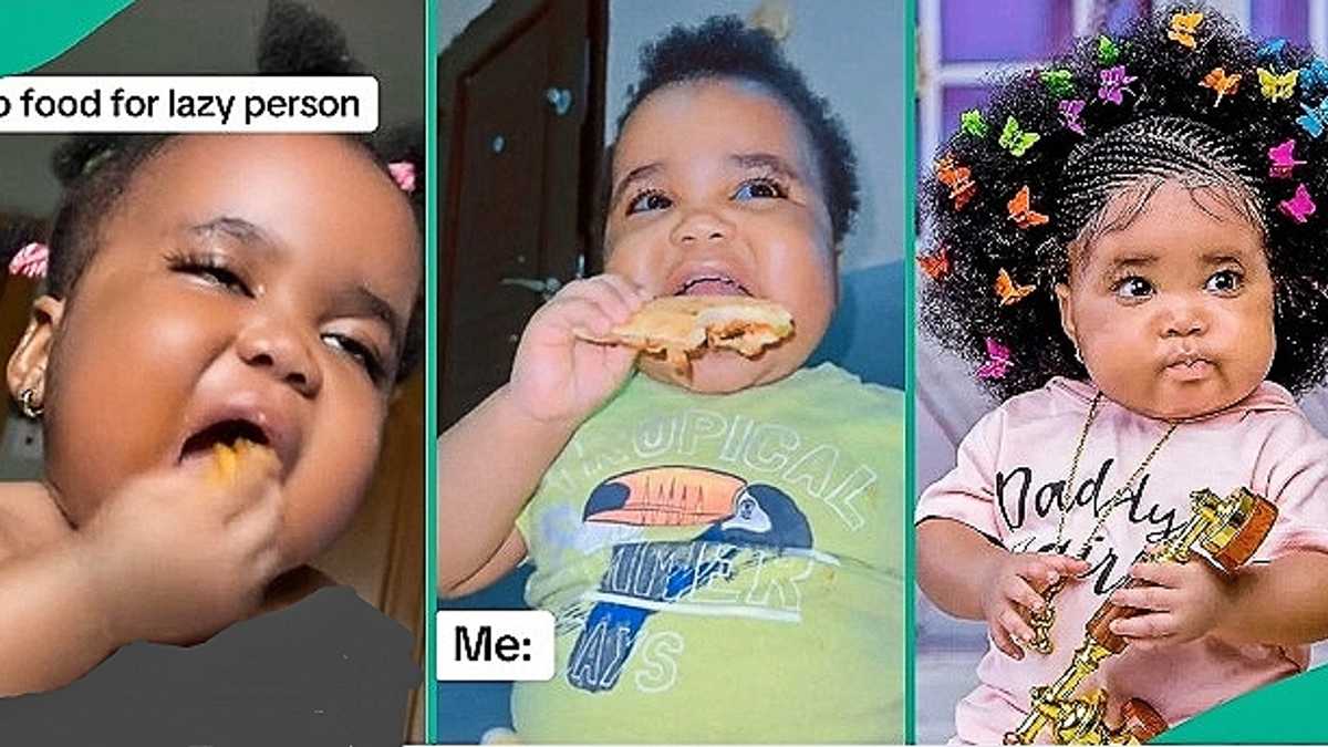 Video of Chubby Toddler Who Loves Food Captures Attention on TikTok, People React