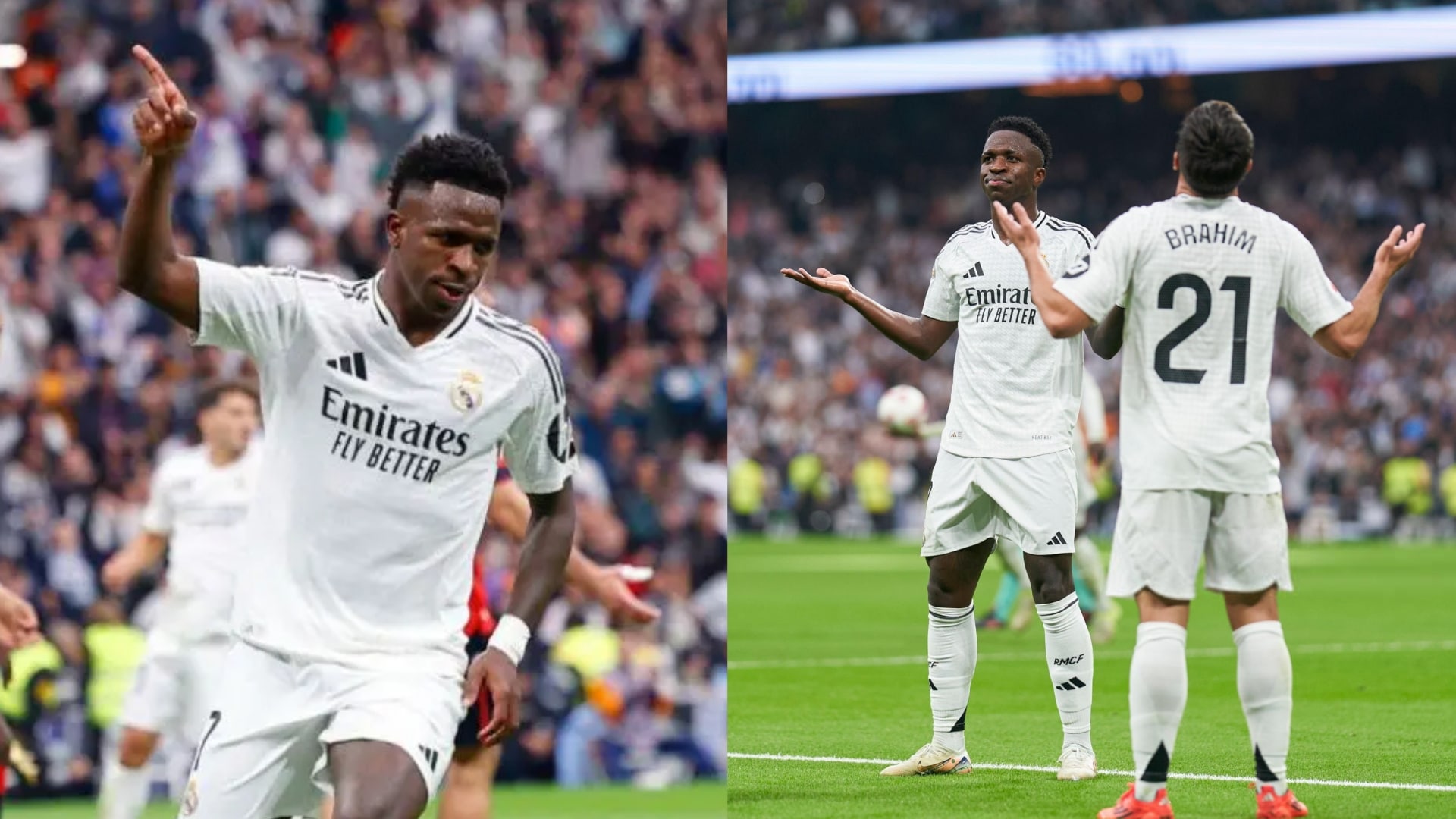 Vinicius Junior's hat-trick powers Real Madrid to 4-0 win over Osasuna