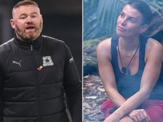 Wayne Rooney and I'm A Celeb star wife Coleen go head-to-head in TV ratings battle as he faces former Man Utd team-mate