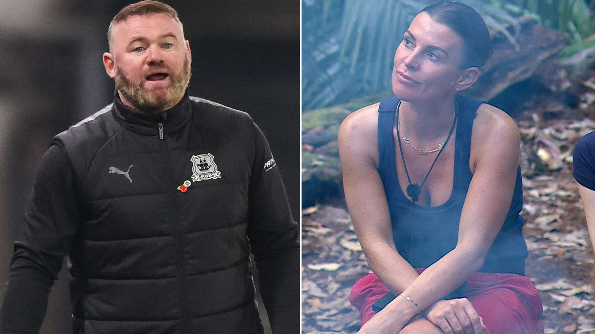 Wayne Rooney and I'm A Celeb star wife Coleen go head-to-head in TV ratings battle as he faces former Man Utd team-mate