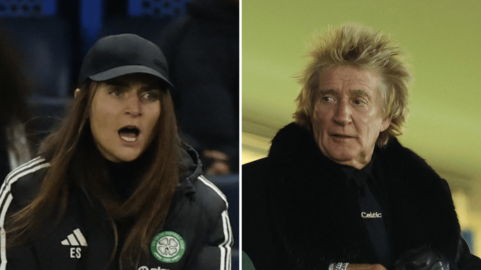 What Rod Stewart told Elena Sadiku as star seeks out Celtic women's coach after Erin Cuthbert and Chelsea get last laugh