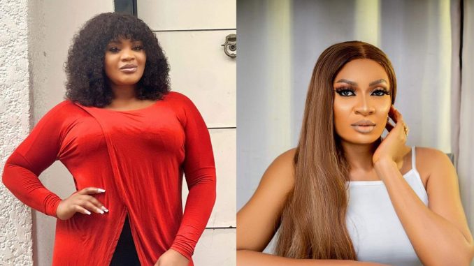 "Why I blocked May Edochie" – Uche Ogbodo blows hot as she blasts May's 'Toxic' fans