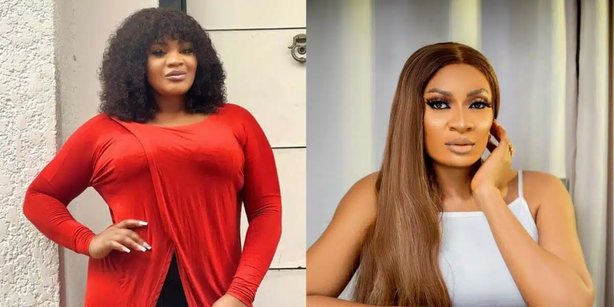 "Why I blocked May Edochie" – Uche Ogbodo blows hot as she blasts May's 'Toxic' fans