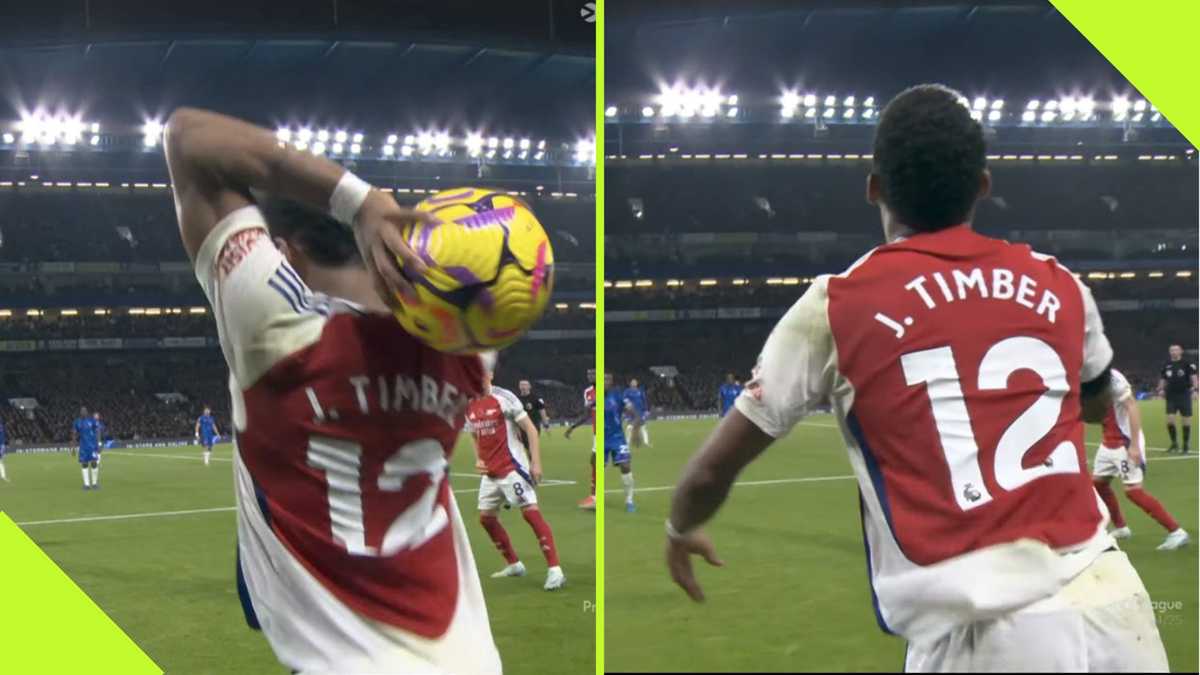 Why Jurrien Timber Was Allowed To Retake Throw-In in Chelsea vs Arsenal