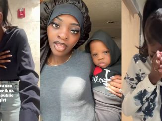 Woman sobs as ex-boyfriend of 3 years, father of her child, shows off new girlfriend weeks post-breakup