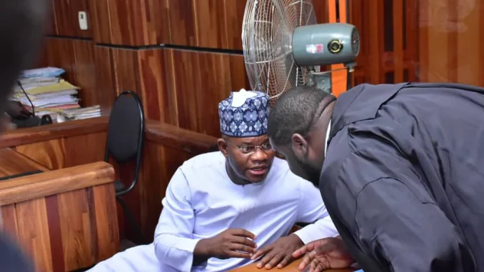 Yahaya Bello To Remain In EFCC Custody Till December 10