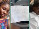 Young Girl in Primary 3 Writes Love Letter to Boy in School, Many React to Her Choice of Words