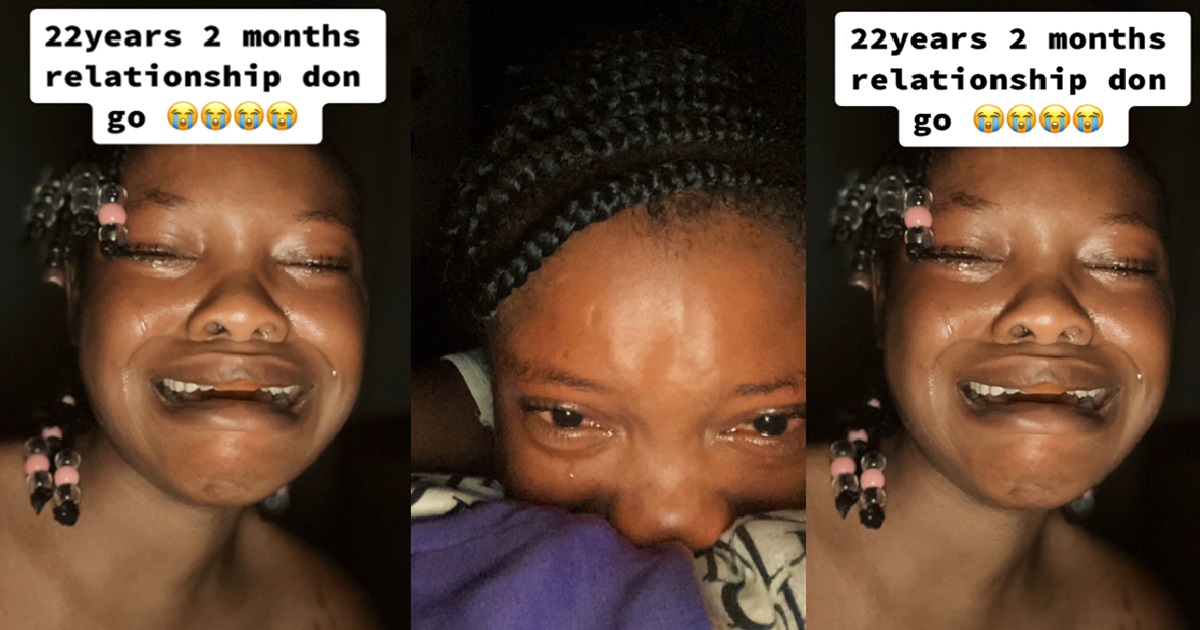 “Your mama transfer relationship for you?” – Netizens react as lady m0urns her over 22 year old relationship (VIDEO)