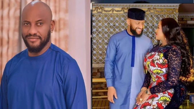 Yul Edochie publicly begs Judy for baby girl