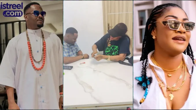 Zubby Michael and Angela Okorie reconcile following online feud