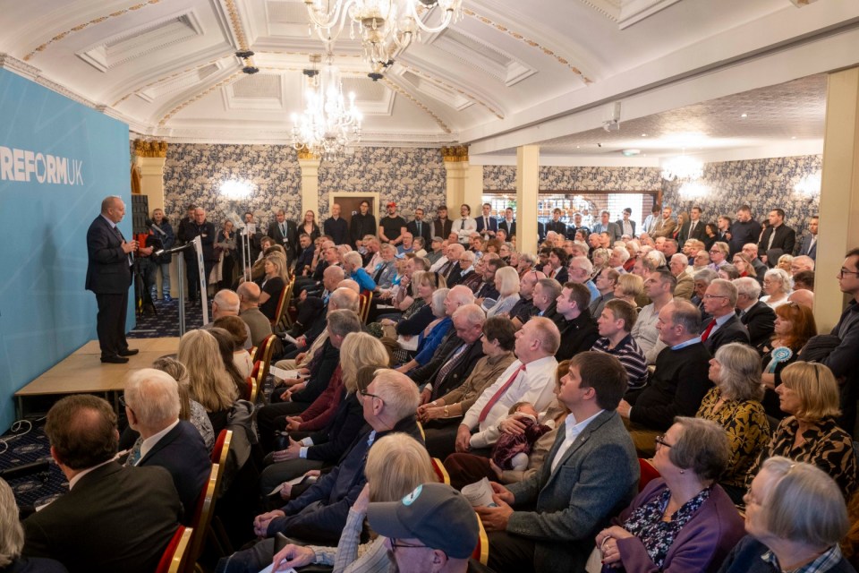 Crowds packed the Royal George Hotel in Perth as the conference got underway