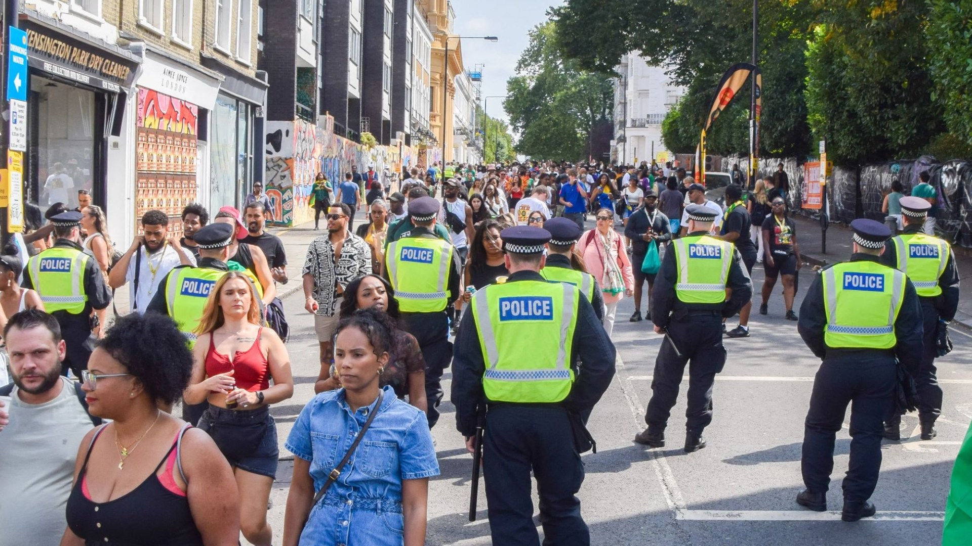 Cops policing Notting Hill Carnival say it's a 'war zone' — with nearly a third claiming they've been assaulted