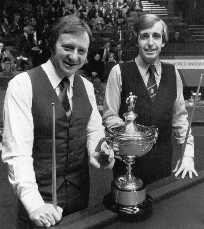 Griffiths with Dennis Taylor