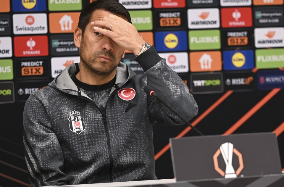 Van Bronckhorst was axed by Besiktas last week