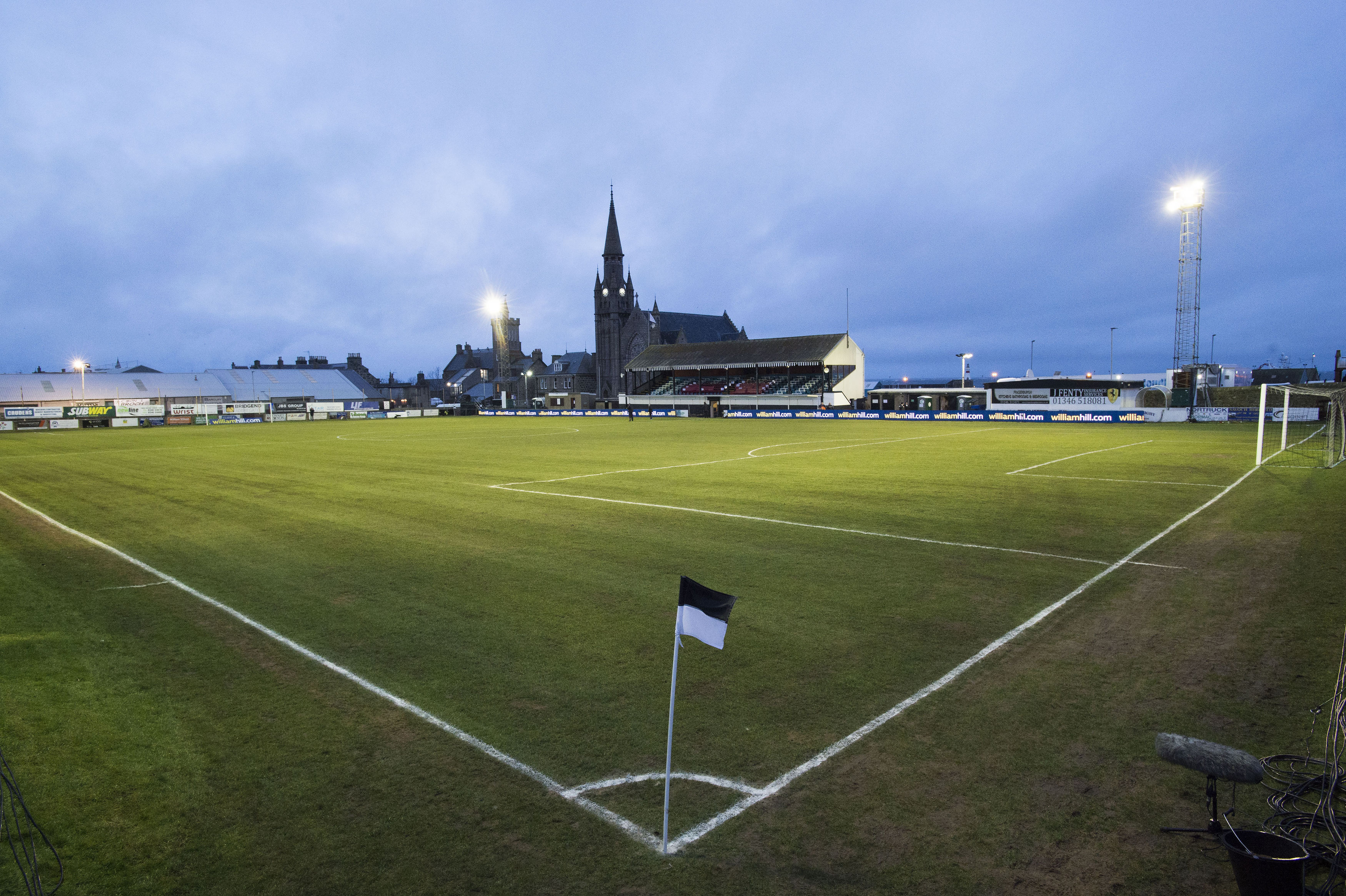 Bellslea Park all set to host the Premiership side in 2018 - the next time will be at Ibrox