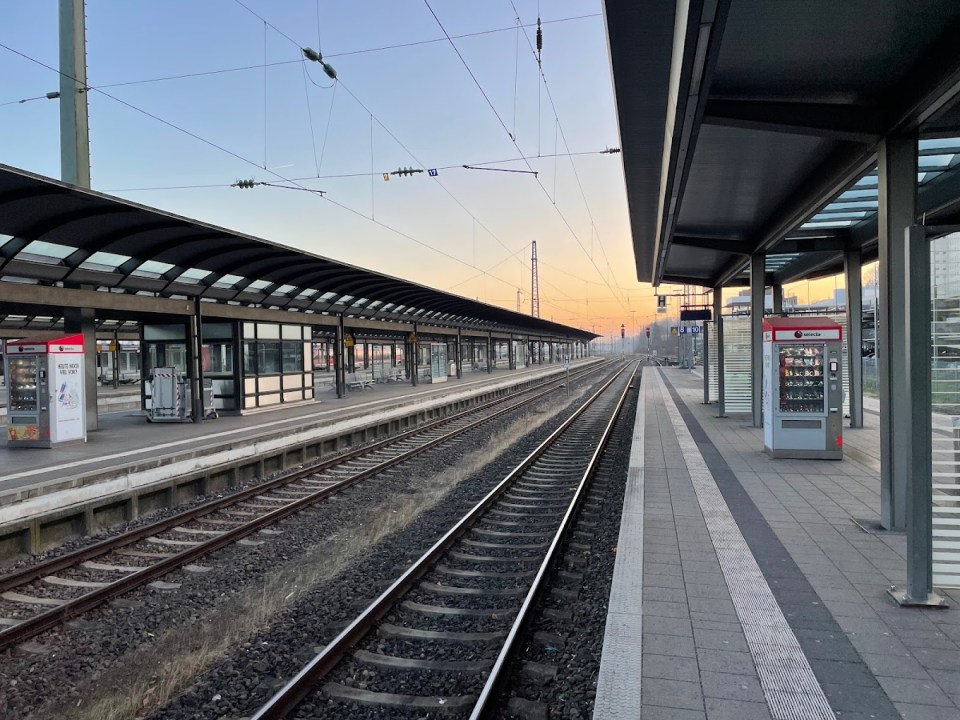 The man allegedly groped her at a train station in Kaiserslautern, Germany