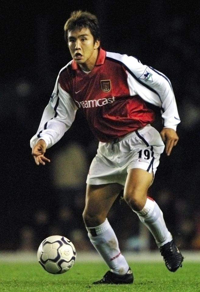 Inamoto became English football's first Japanese player when joining Arsenal in 2001