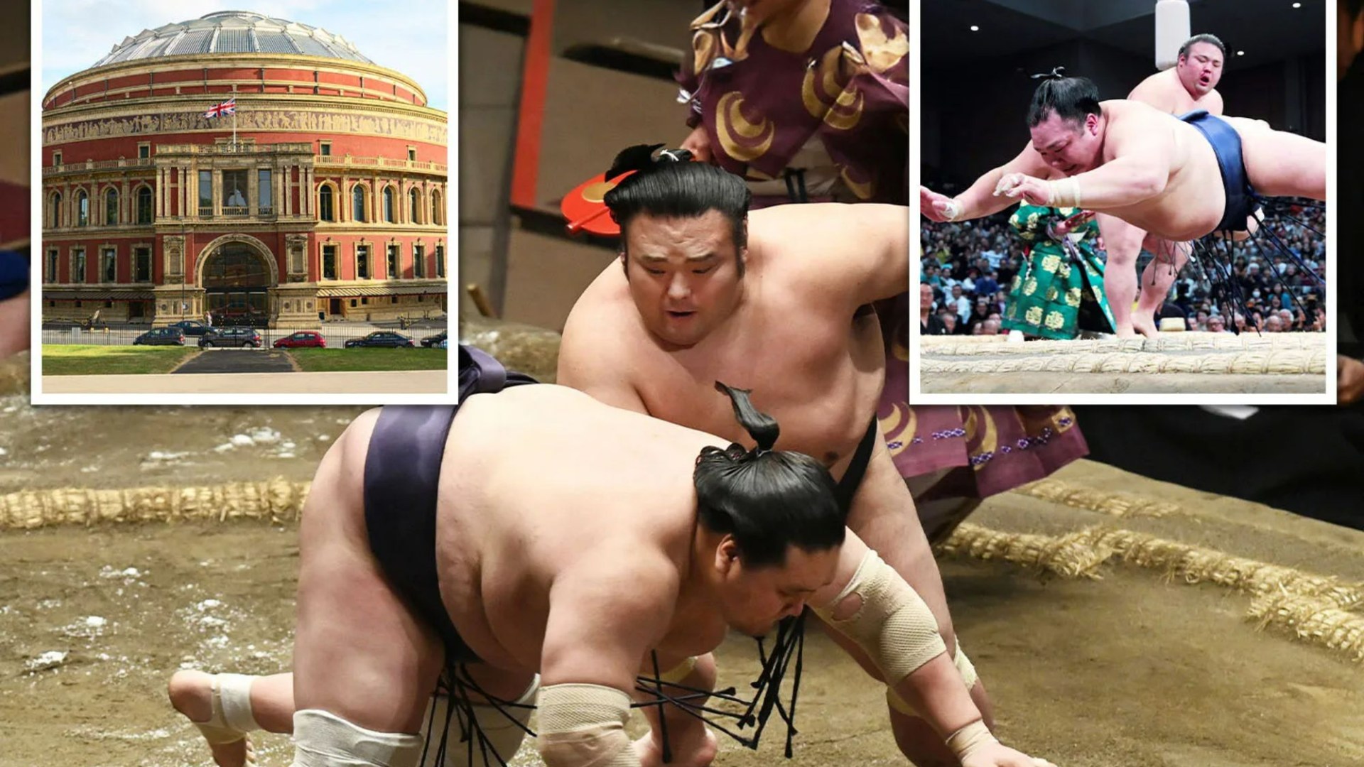 London to host historic sumo wrestling event... 34 years after it first welcomed epic sport to UK