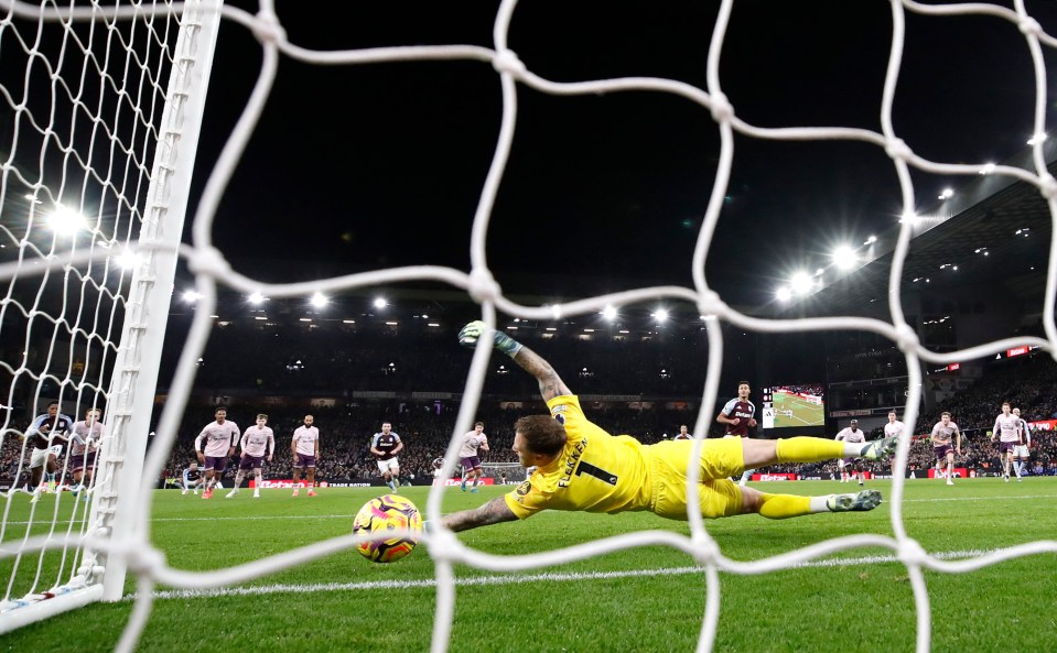 Ollie Watkins converted a penalty