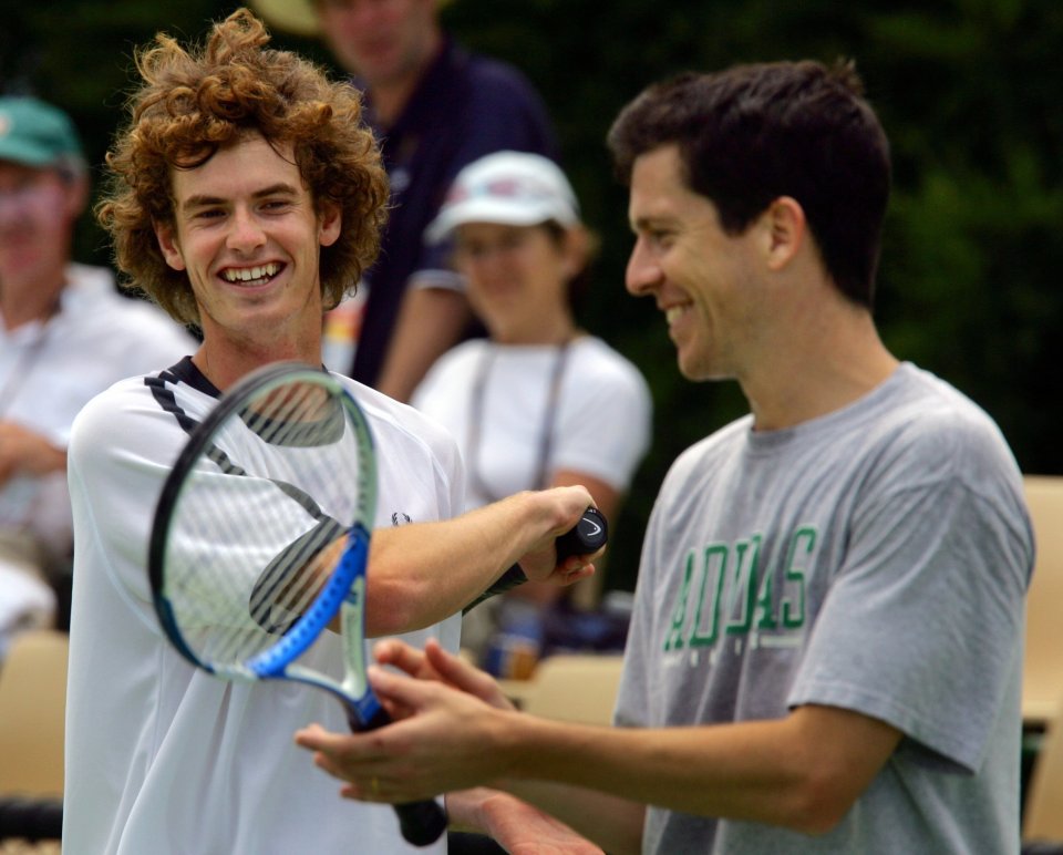 Henman was British number one as Murray broke through and usurped Greg Rusedski