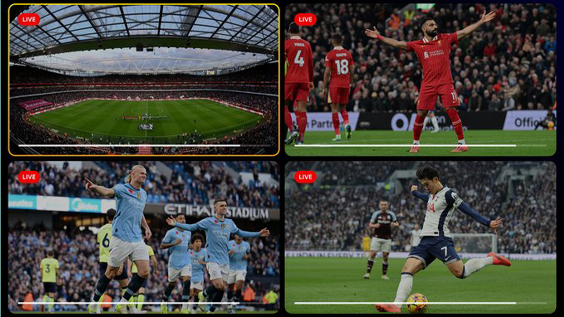 Is this the future of Premier League football? Incredible new broadcast feature lets fans watch multiple matches at once