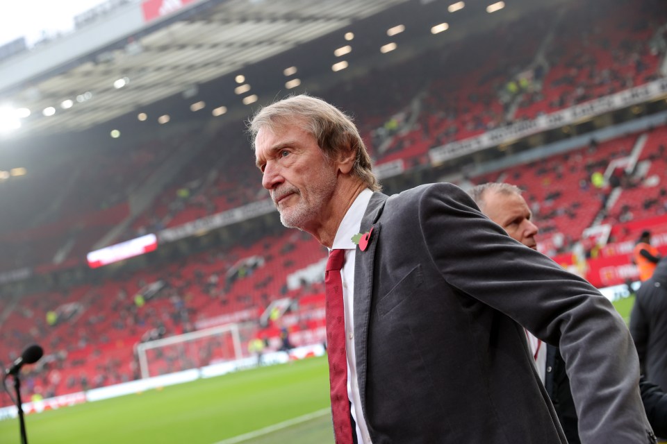 Man Utd supremo Sir Jim Ratcliffe was namechecked