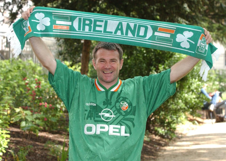 He ended up playing for Republic of Ireland after not getting a shot at the Scotland squad