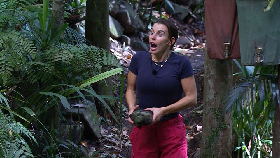 Coleen was shocked at seeing her two sons enter the jungle